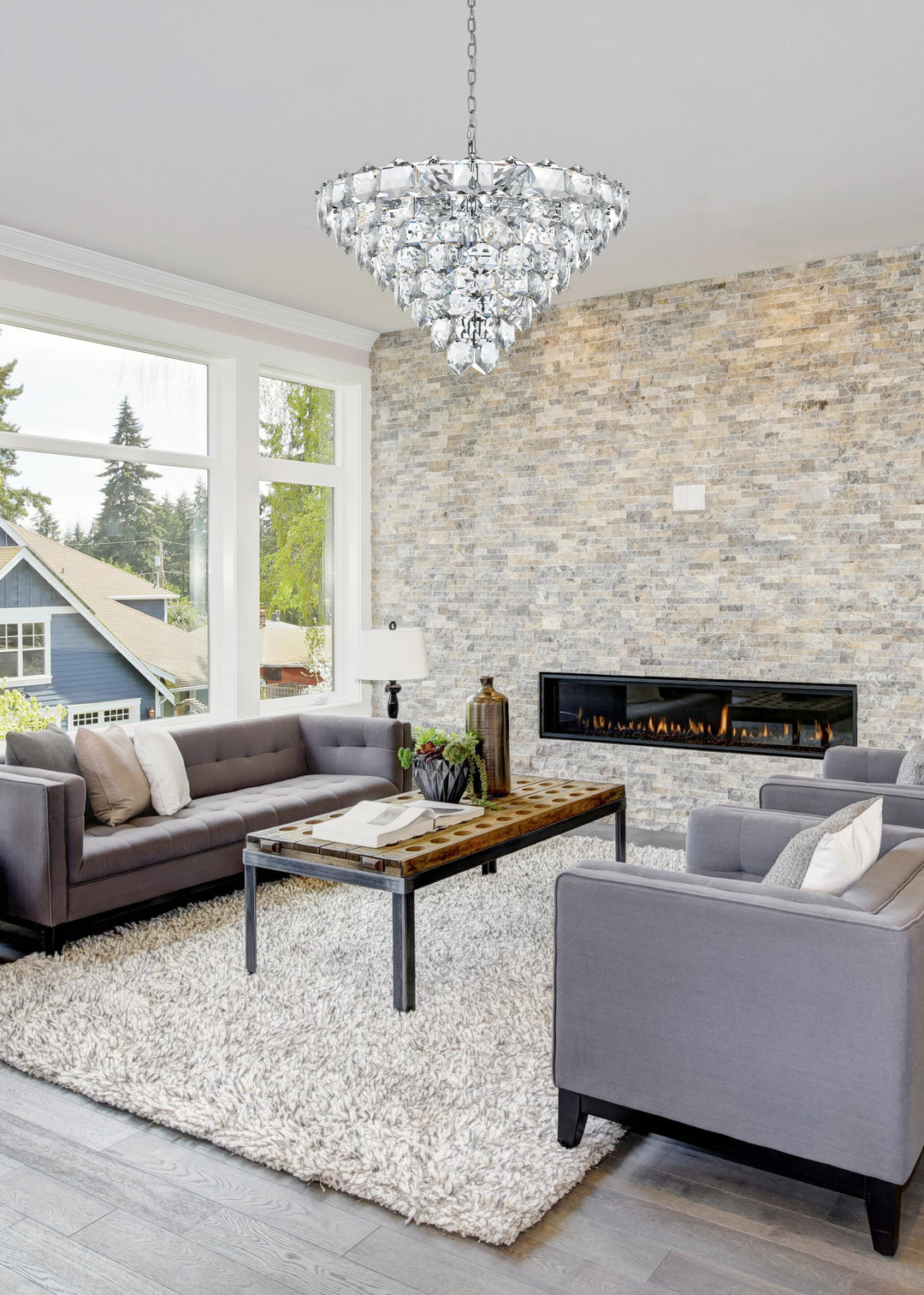 Adaline Chandelier by Elegant - view 86
