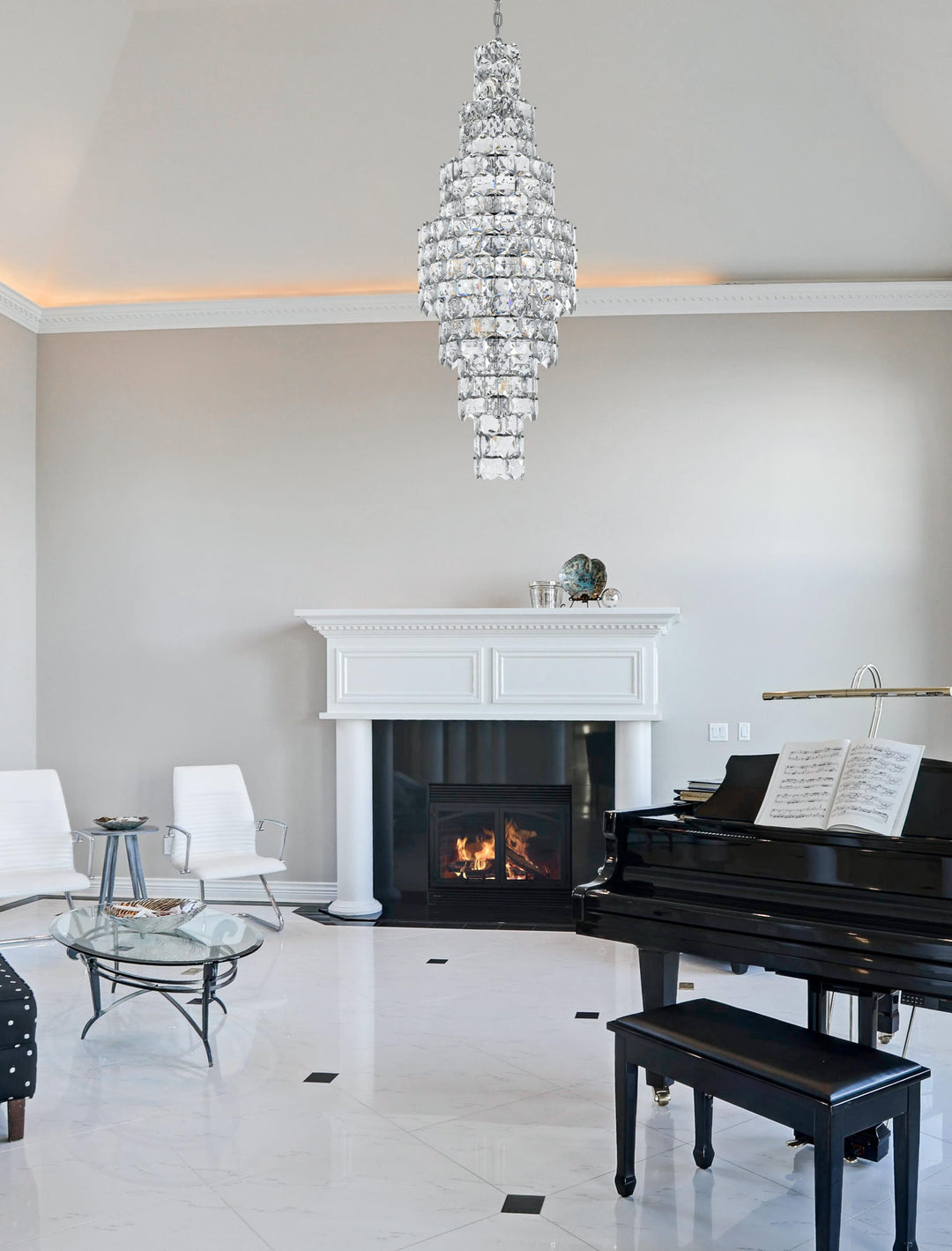 Adaline Chandelier by Elegant - view 50