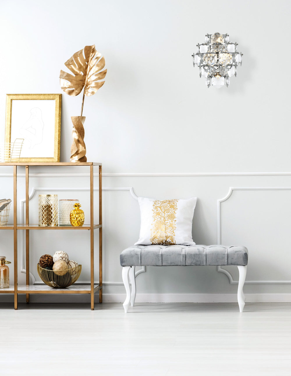 Adaline Wall Sconce by Elegant - view 2