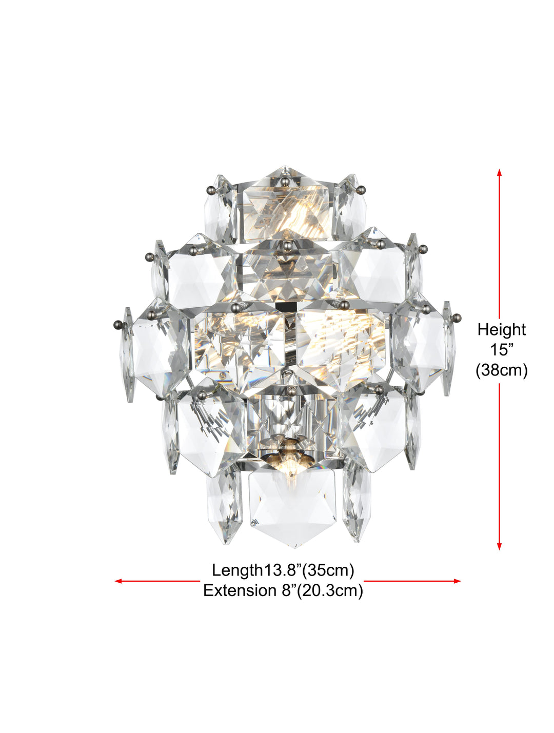 Adaline Wall Sconce by Elegant - view 7