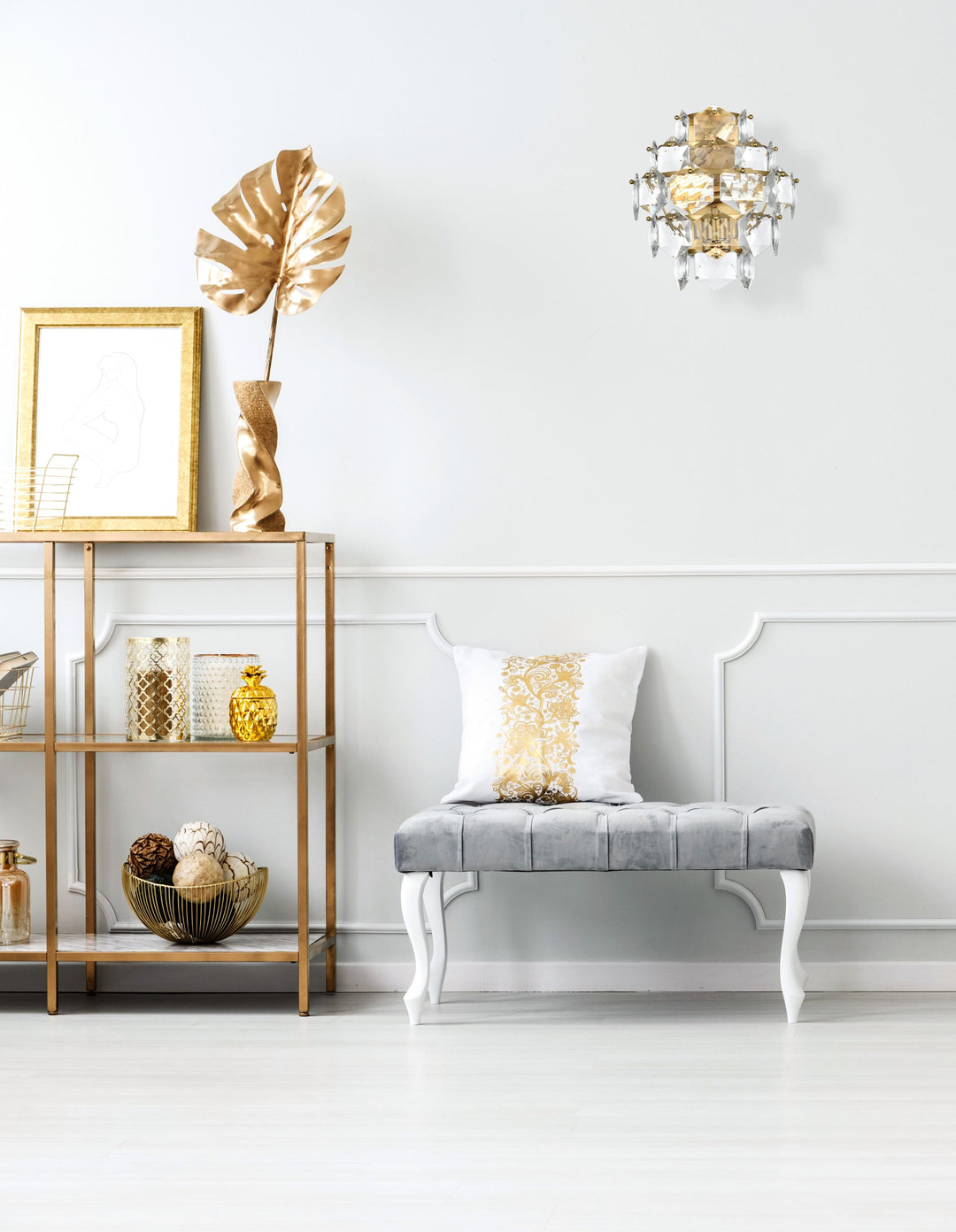 Adaline Wall Sconce by Elegant - view 16