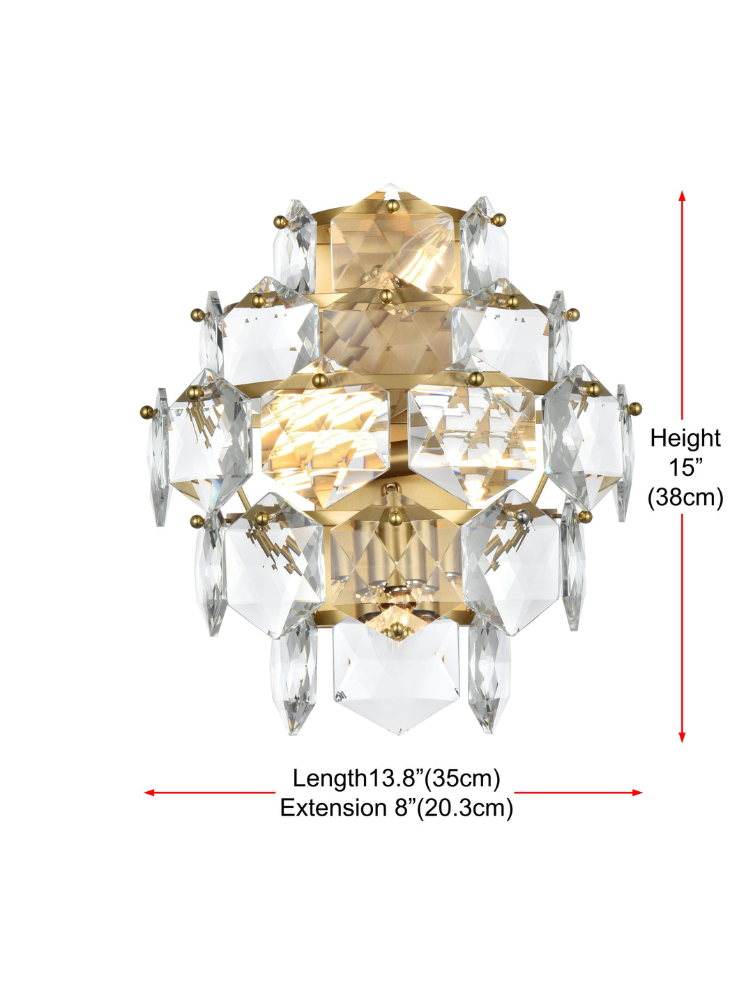 Adaline Wall Sconce by Elegant - view 21