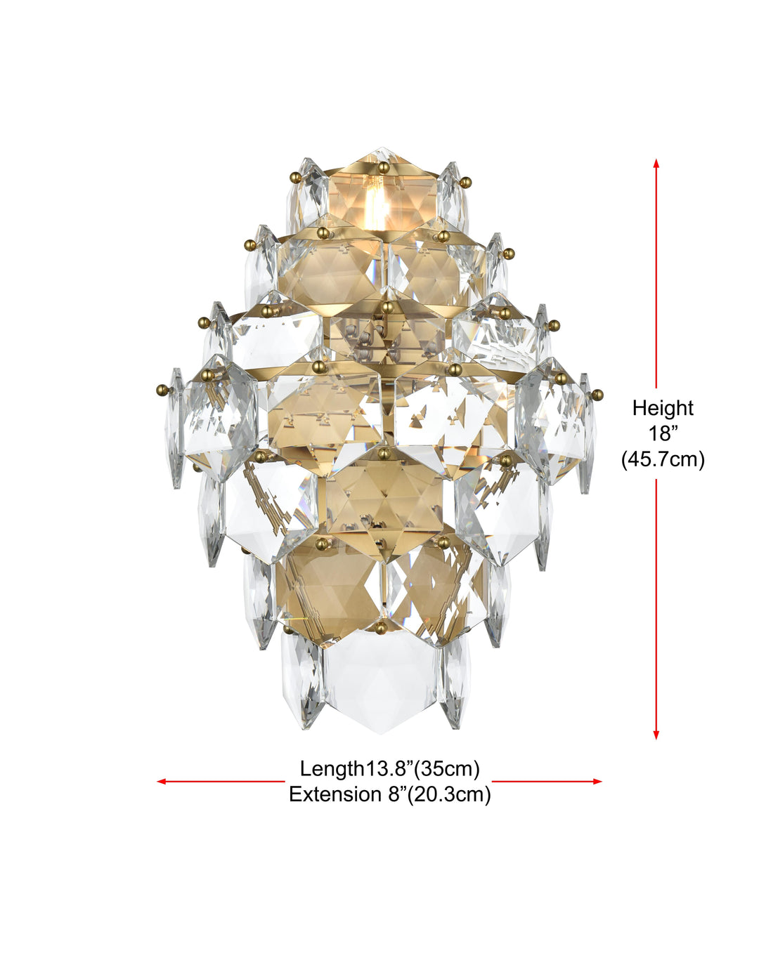 Adaline Wall Sconce by Elegant - view 28
