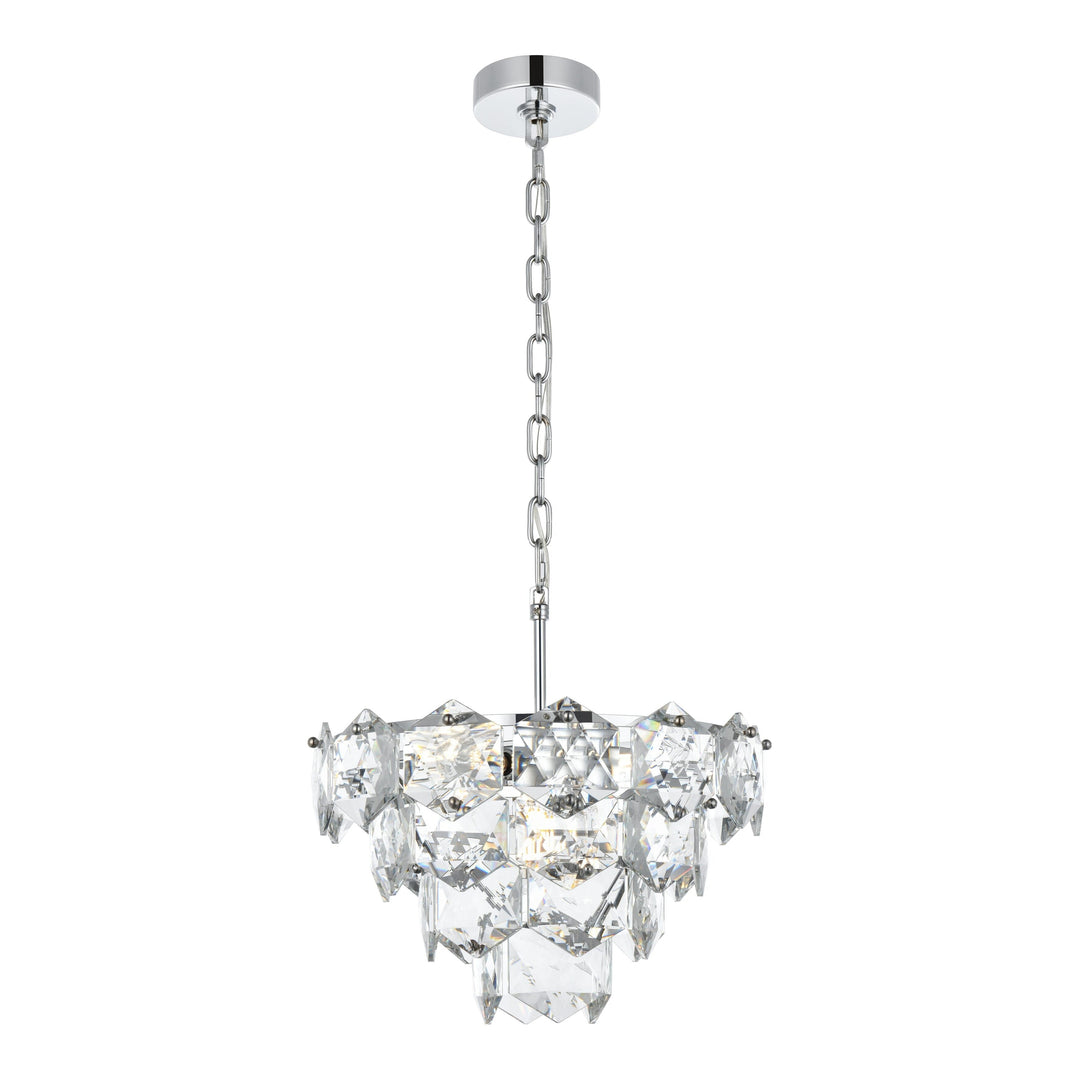 Adaline Chandelier in Chrome by Elegant