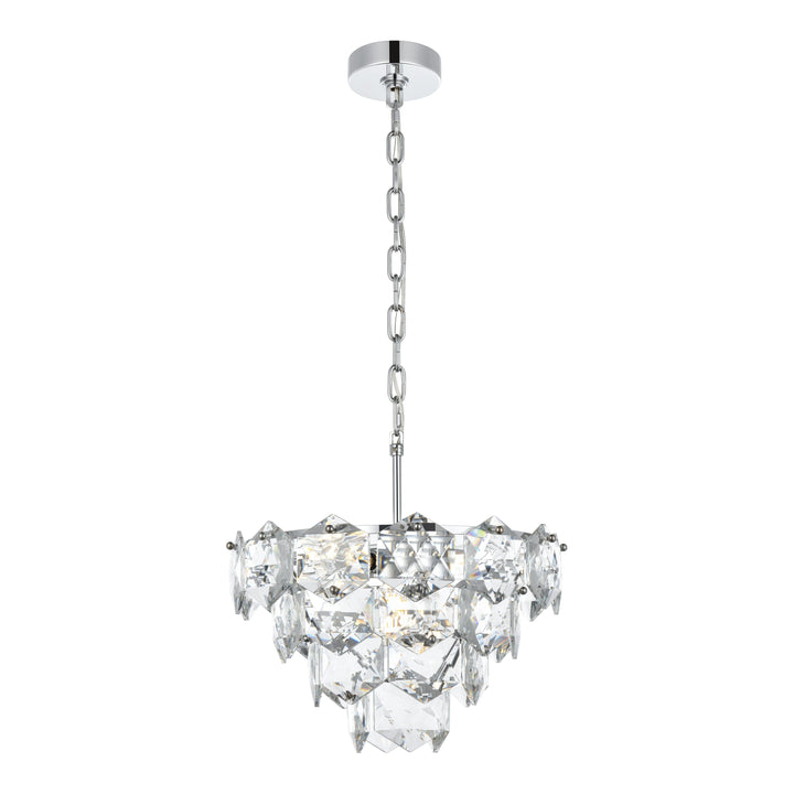 Adaline Chandelier in Chrome by Elegant
