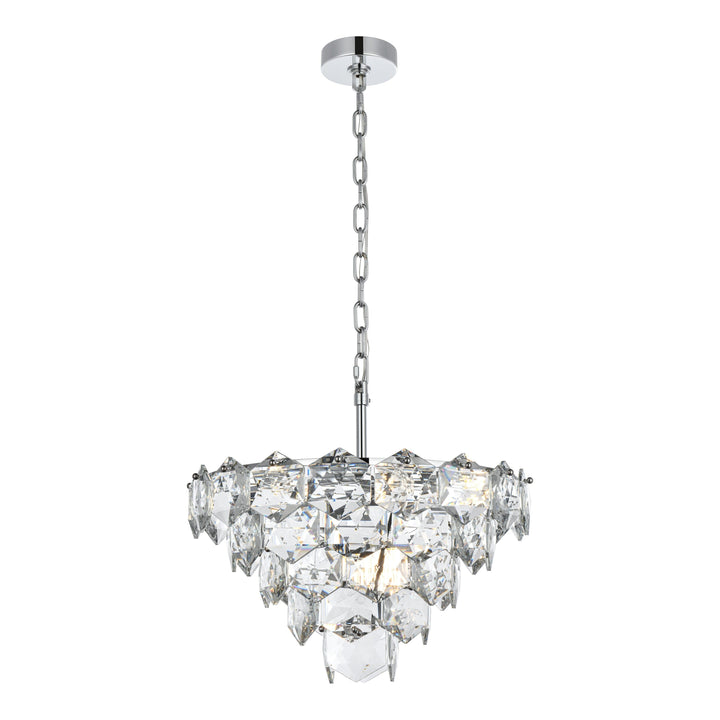Adaline Chandelier in Chrome by Elegant
