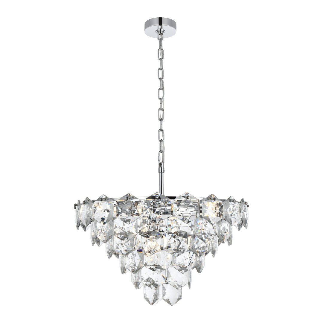 Adaline Chandelier in Chrome by Elegant