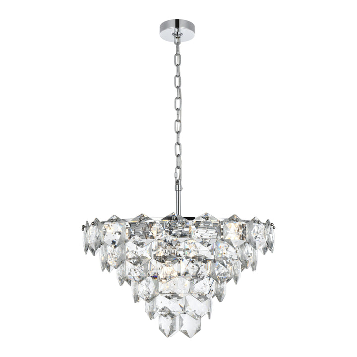 Adaline Chandelier in Chrome by Elegant