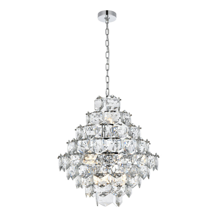 Adaline Chandelier in Chrome by Elegant