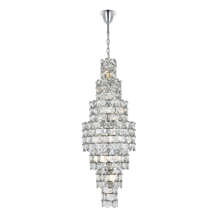 Adaline Chandelier in Chrome by Elegant
