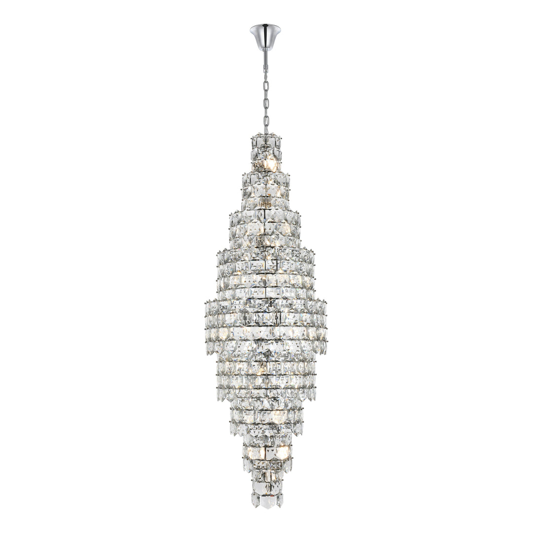 Adaline Chandelier in Chrome by Elegant