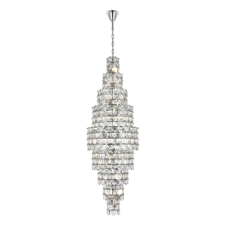 Adaline Chandelier in Chrome by Elegant