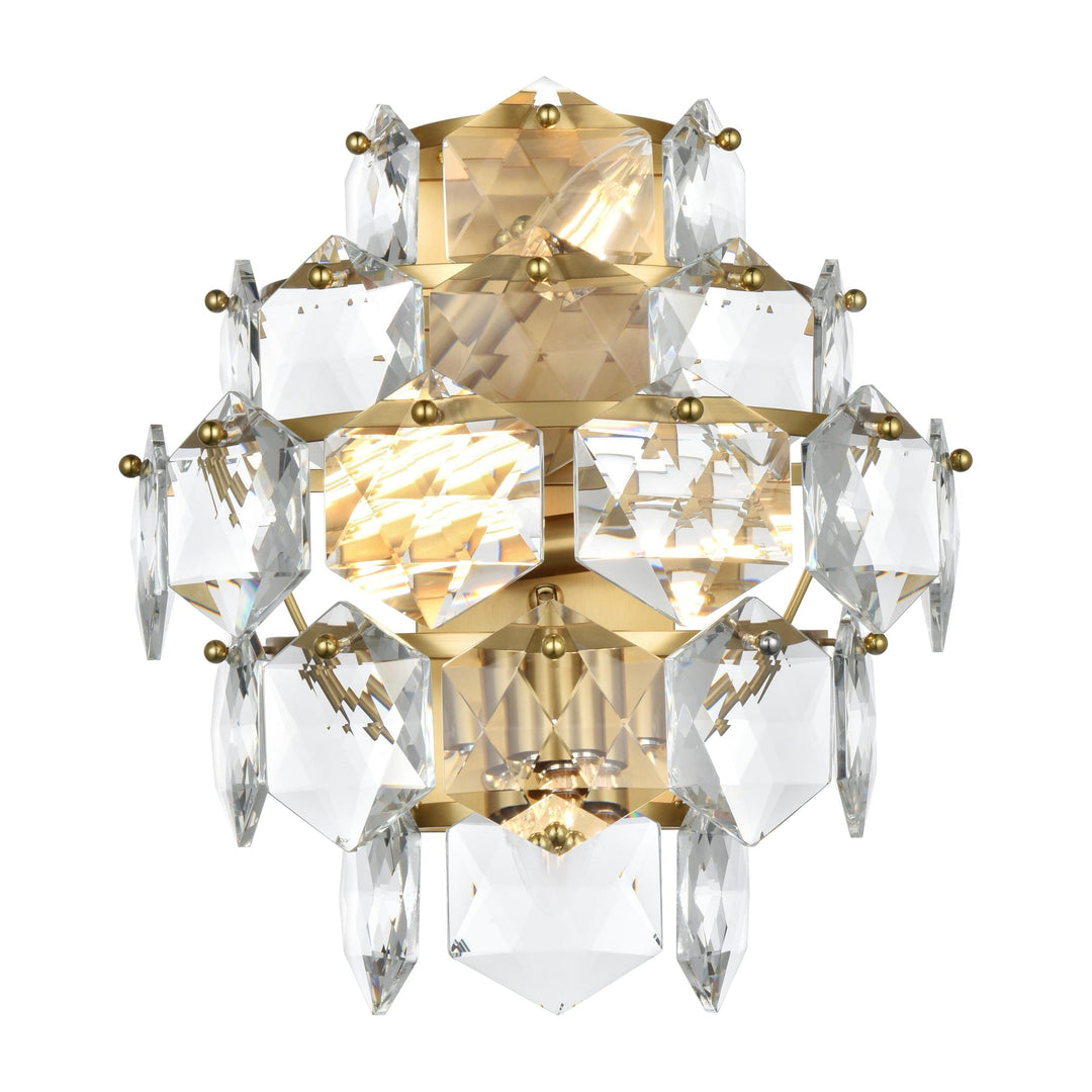 Adaline Wall Sconce in Satin Gold by Elegant