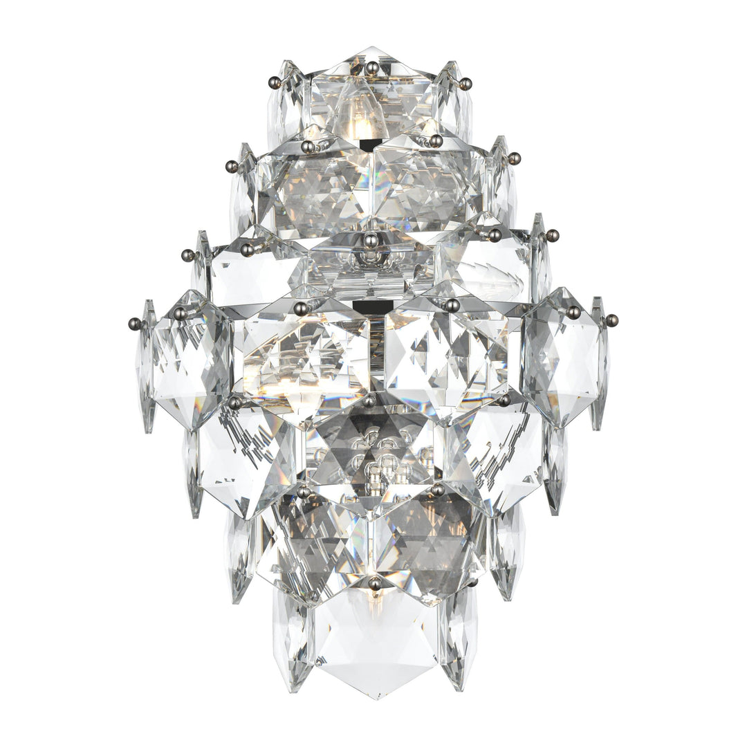 Adaline Wall Sconce in Chrome by Elegant