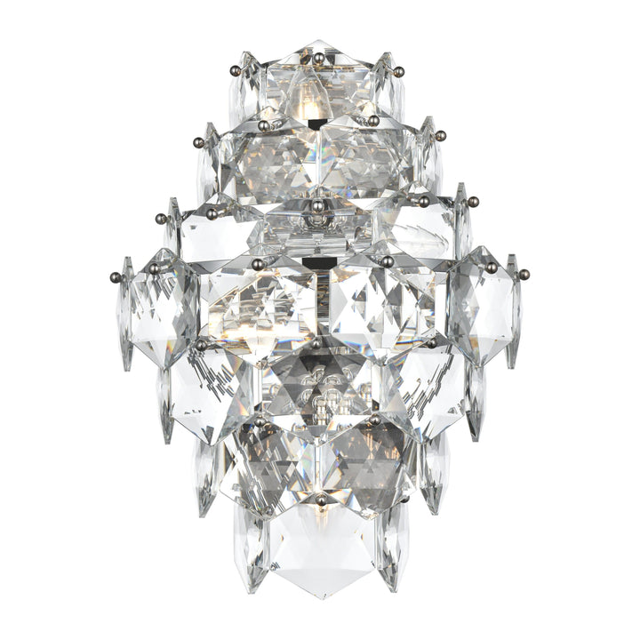 Adaline Wall Sconce in Chrome by Elegant