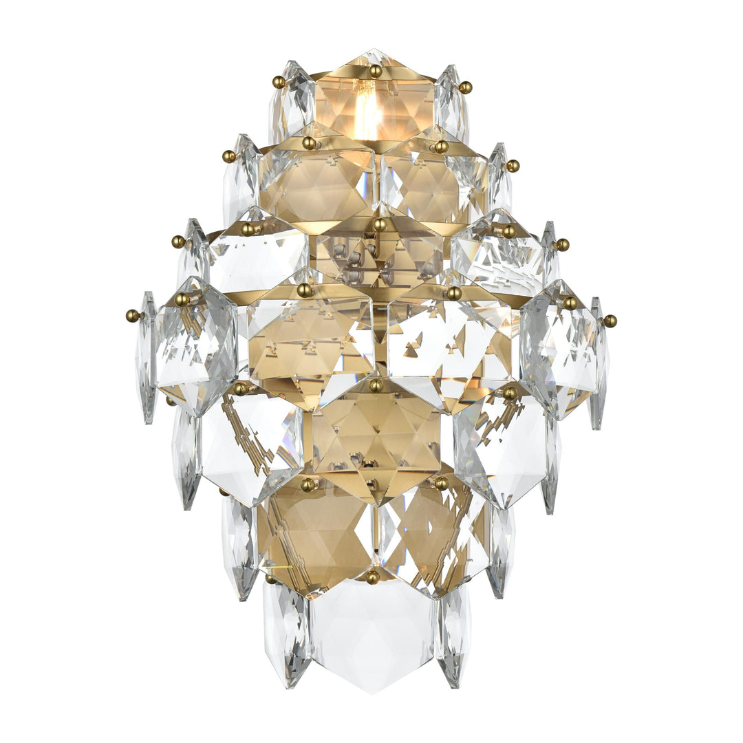 Adaline Wall Sconce in Satin Gold by Elegant