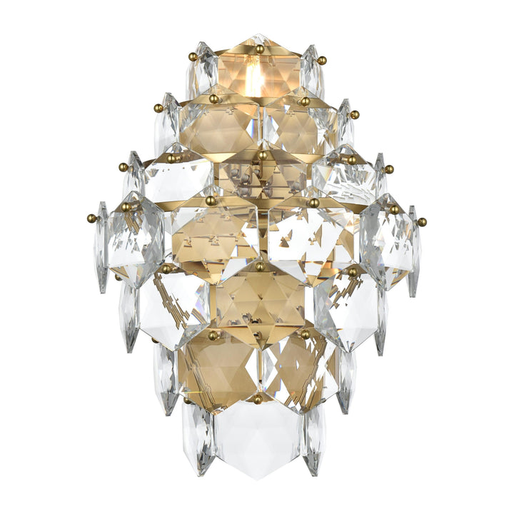 Adaline Wall Sconce in Satin Gold by Elegant