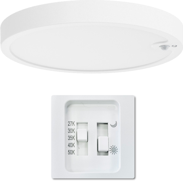 LED Motion Sensor Flush Mount Disk