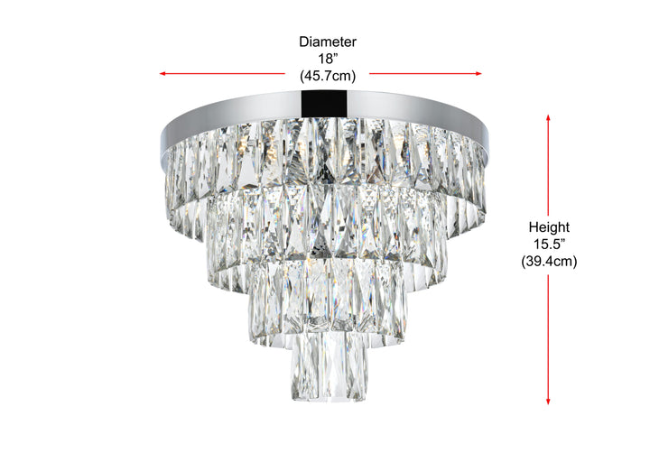 Josephine Flush Mount by Elegant - view 16