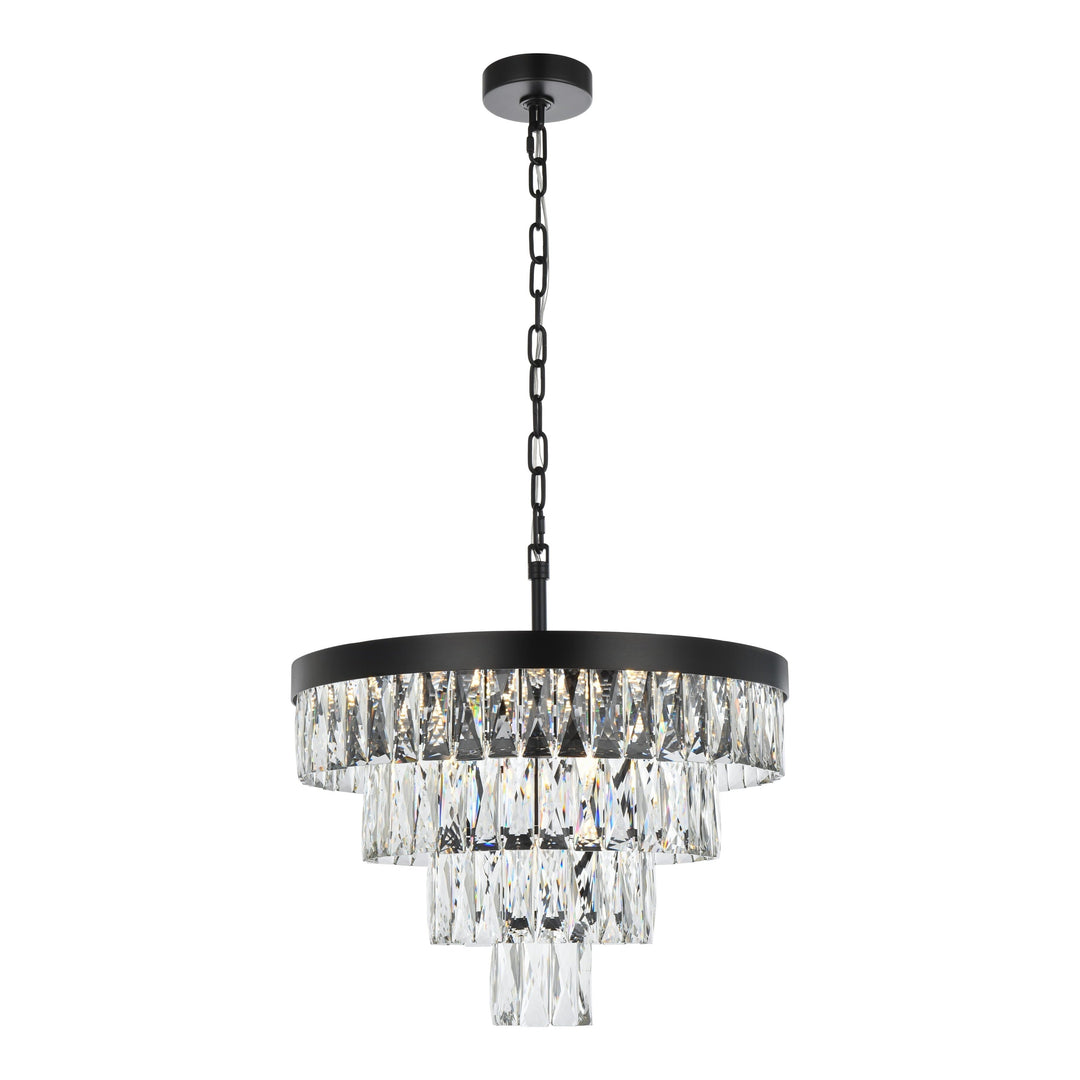 Josephine Chandelier in Black by Elegant