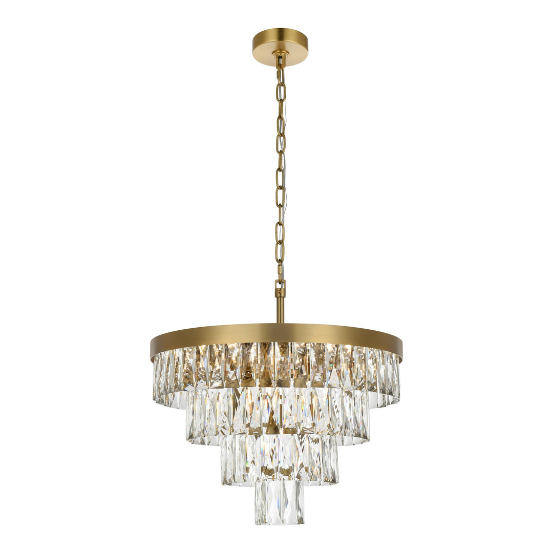 Josephine Chandelier in Satin Gold by Elegant
