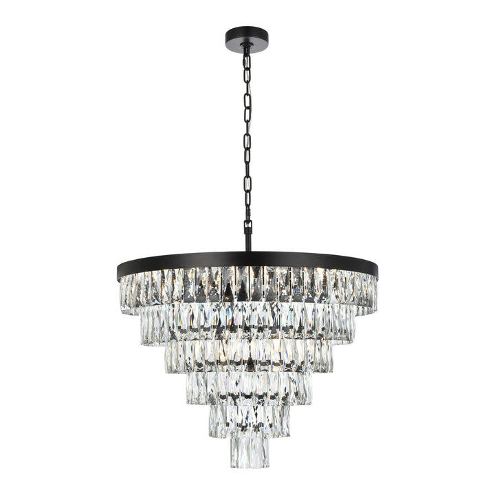 Josephine Chandelier in Black by Elegant