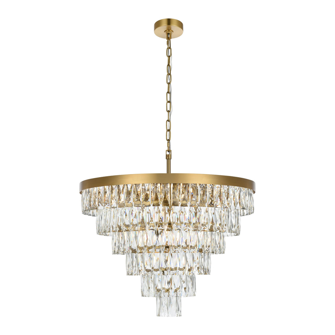 Josephine Chandelier in Satin Gold by Elegant