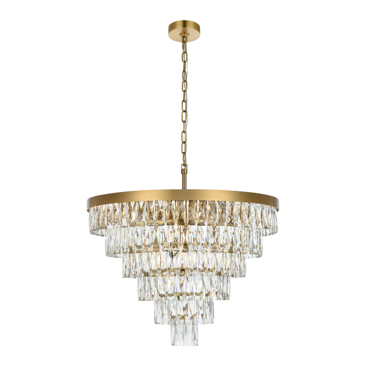 Josephine Chandelier in Satin Gold by Elegant