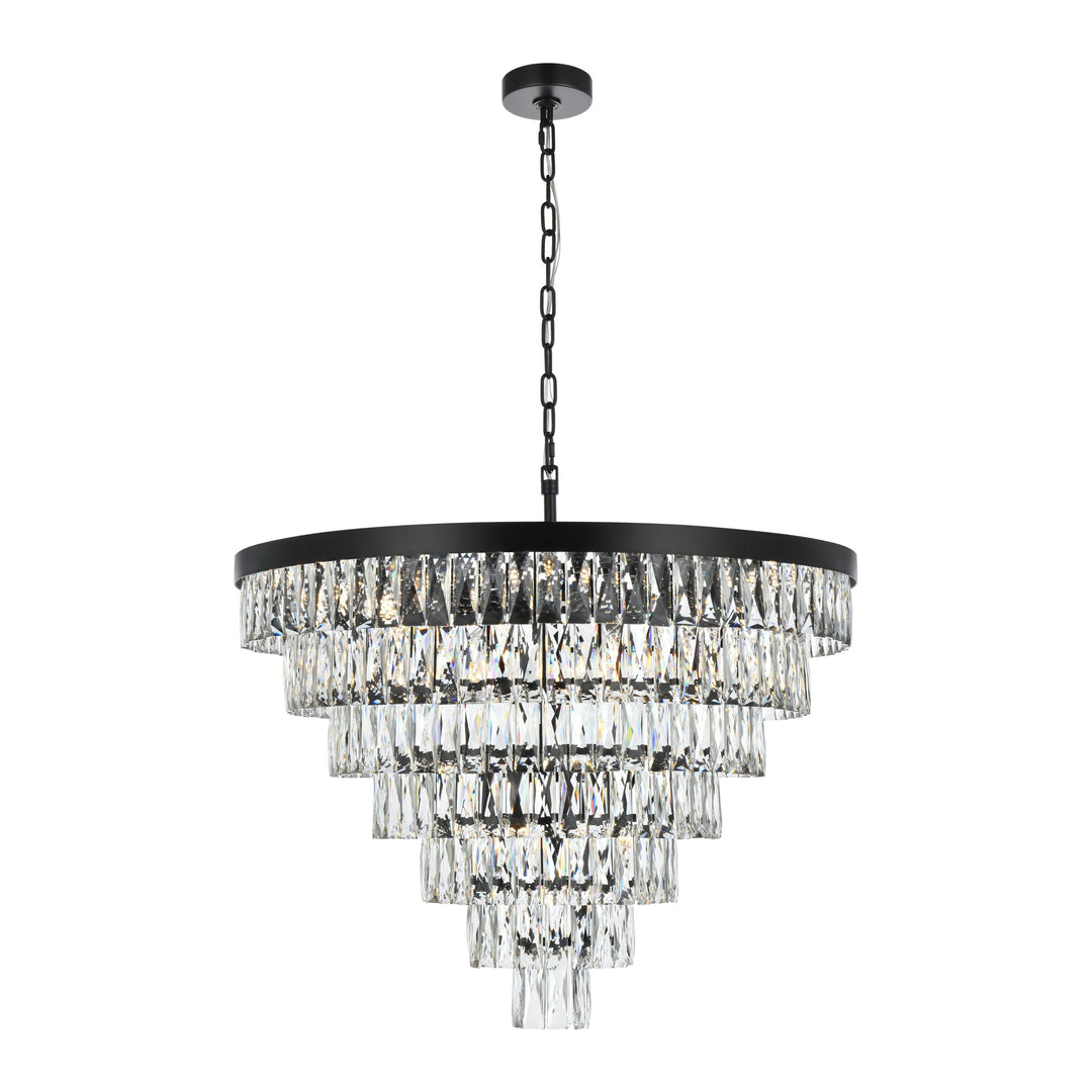 Josephine Chandelier in Black by Elegant
