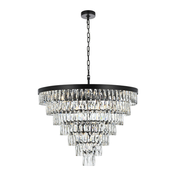 Josephine Chandelier in Black by Elegant