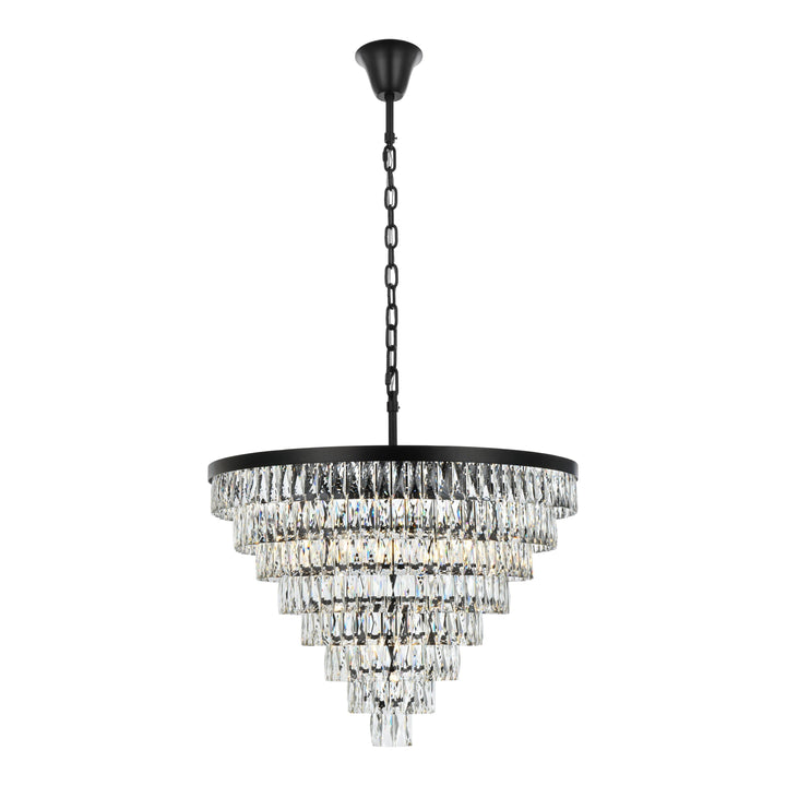 Josephine Chandelier in Black by Elegant