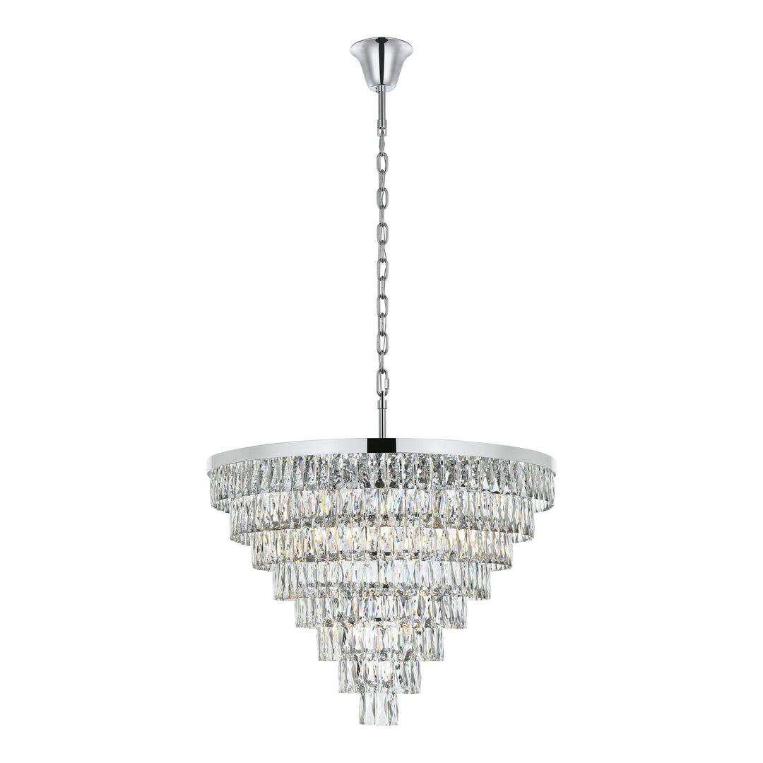 Josephine Chandelier in Chrome by Elegant
