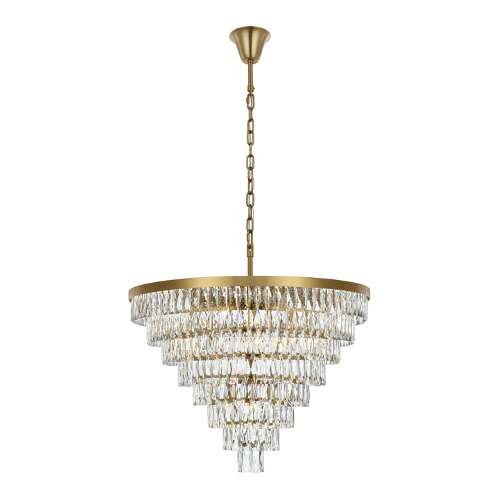 Josephine Chandelier in Satin Gold by Elegant