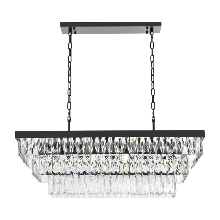Josephine Chandelier in Black by Elegant