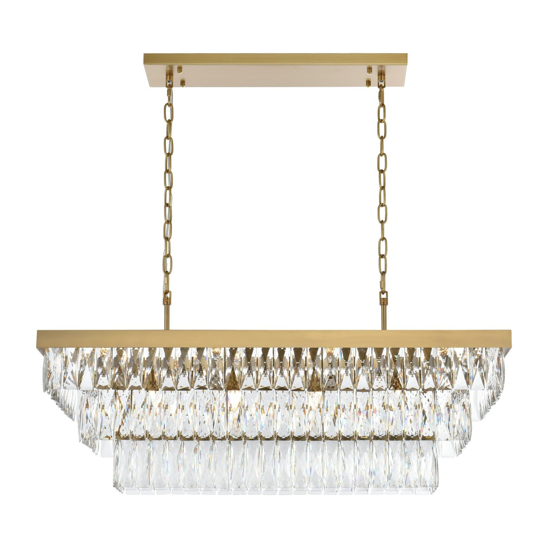 Josephine Chandelier in Satin Gold by Elegant