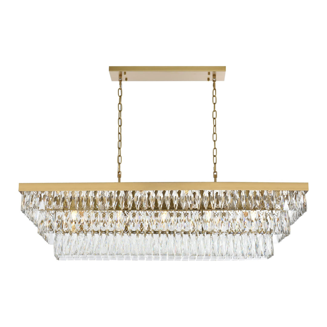 Josephine Chandelier in Satin Gold by Elegant