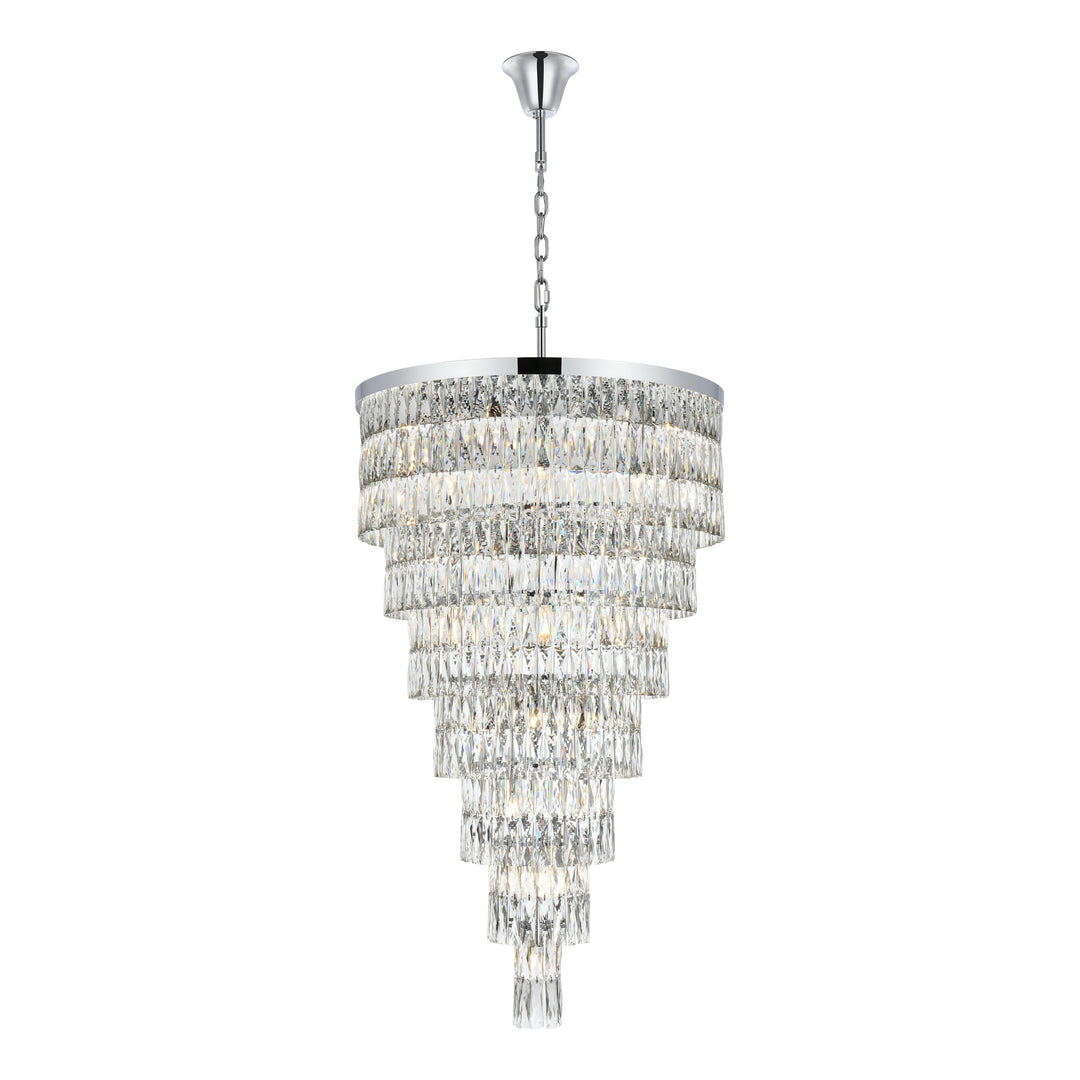 Josephine Chandelier in Chrome by Elegant