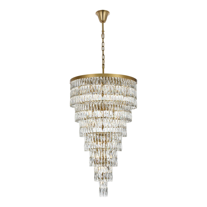 Josephine Chandelier in Satin Gold by Elegant