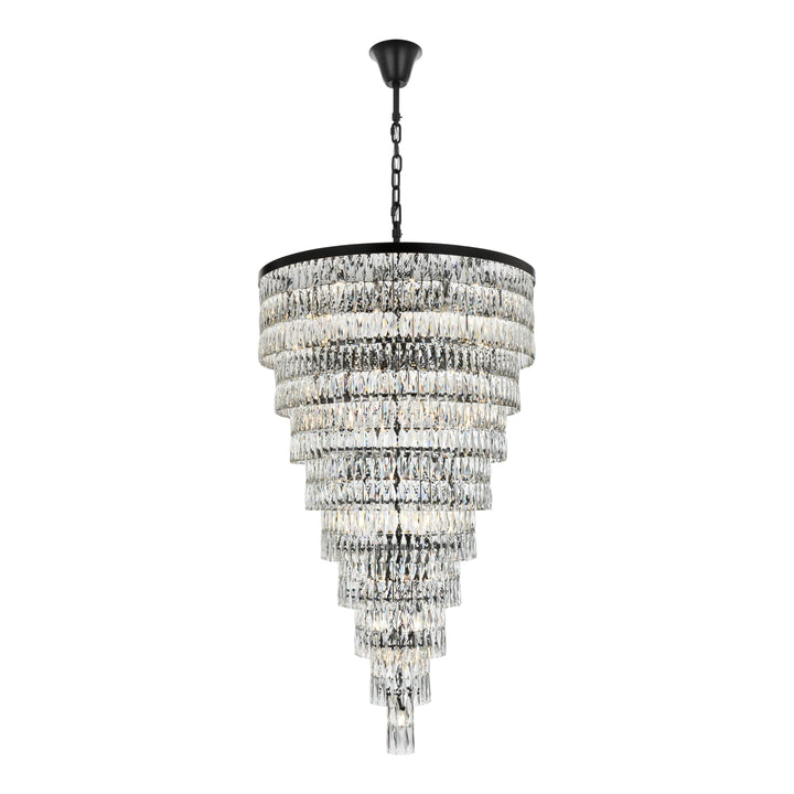 Josephine Chandelier in Black by Elegant