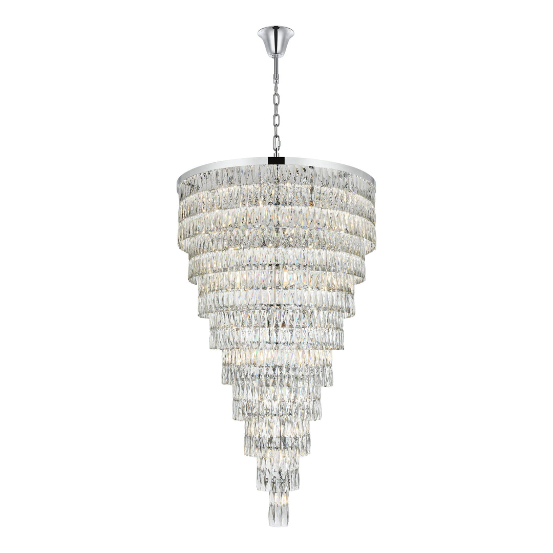 Josephine Chandelier in Chrome by Elegant