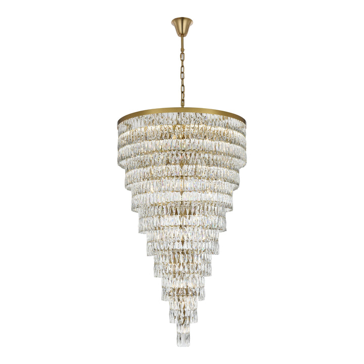 Josephine Chandelier in Satin Gold by Elegant