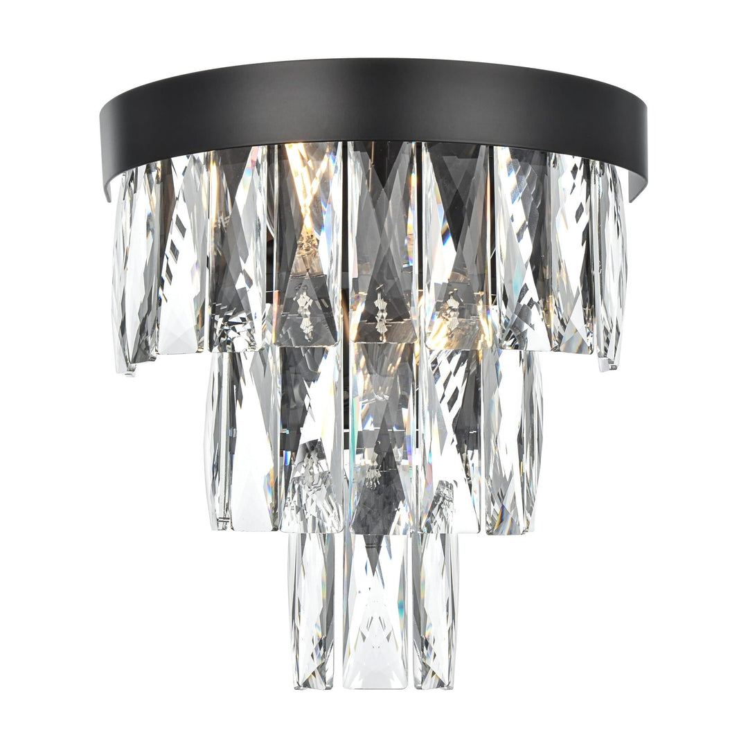 Josephine Wall Sconce in Black by Elegant