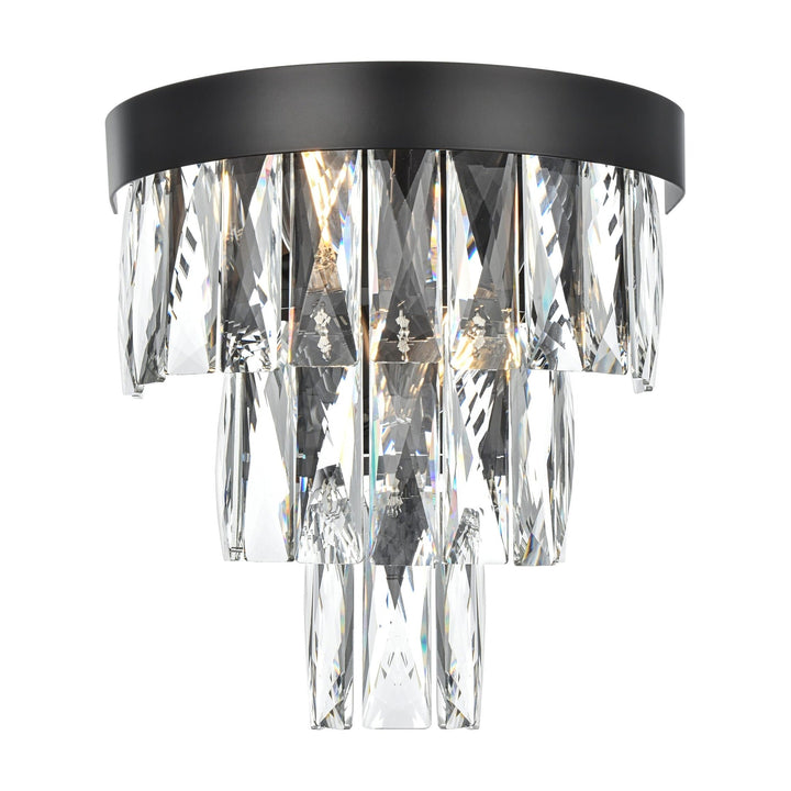 Josephine Wall Sconce in Black by Elegant