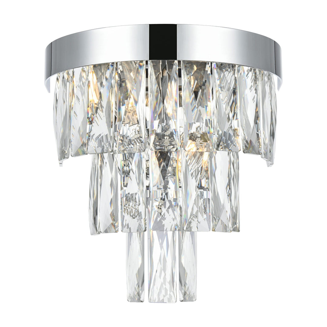 Josephine Wall Sconce in Chrome by Elegant