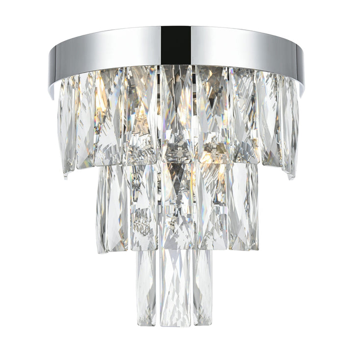 Josephine Wall Sconce in Chrome by Elegant