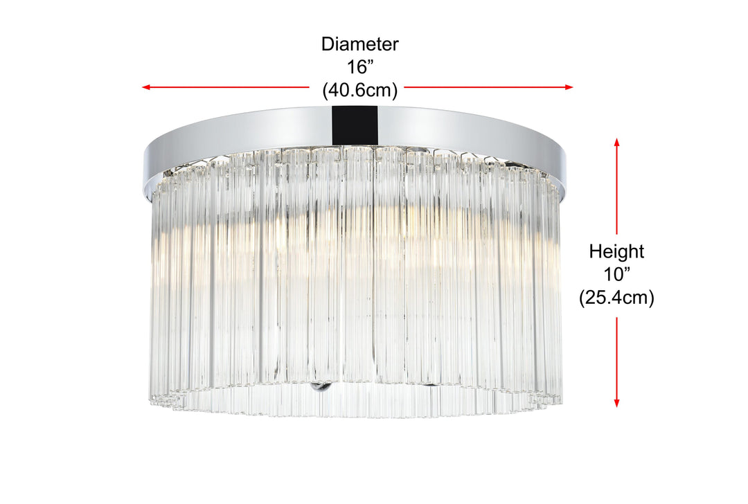 Harlow Flush Mount by Elegant - view 16
