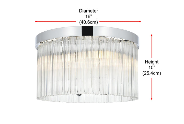 Harlow Flush Mount by Elegant - view 16