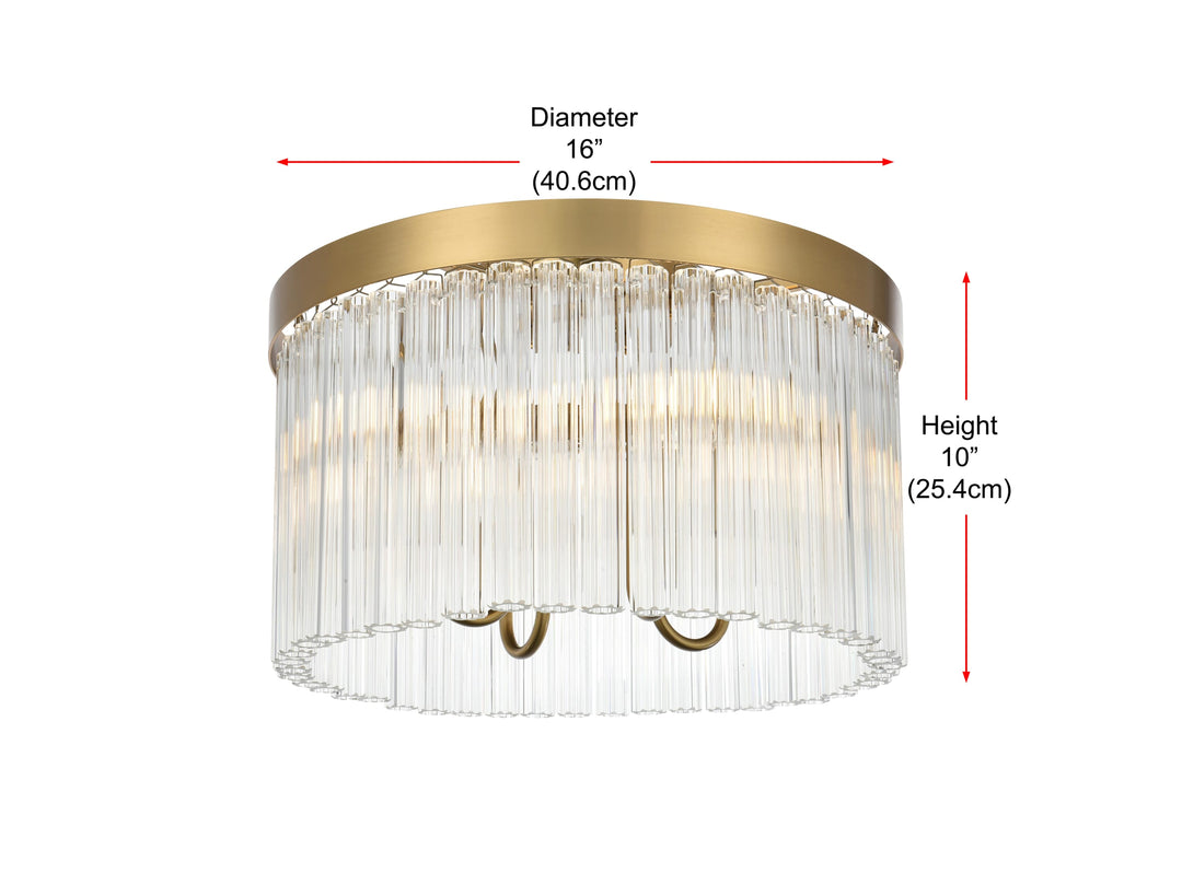 Harlow Flush Mount by Elegant - view 24