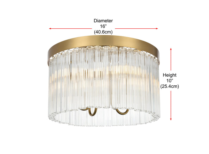 Harlow Flush Mount by Elegant - view 24