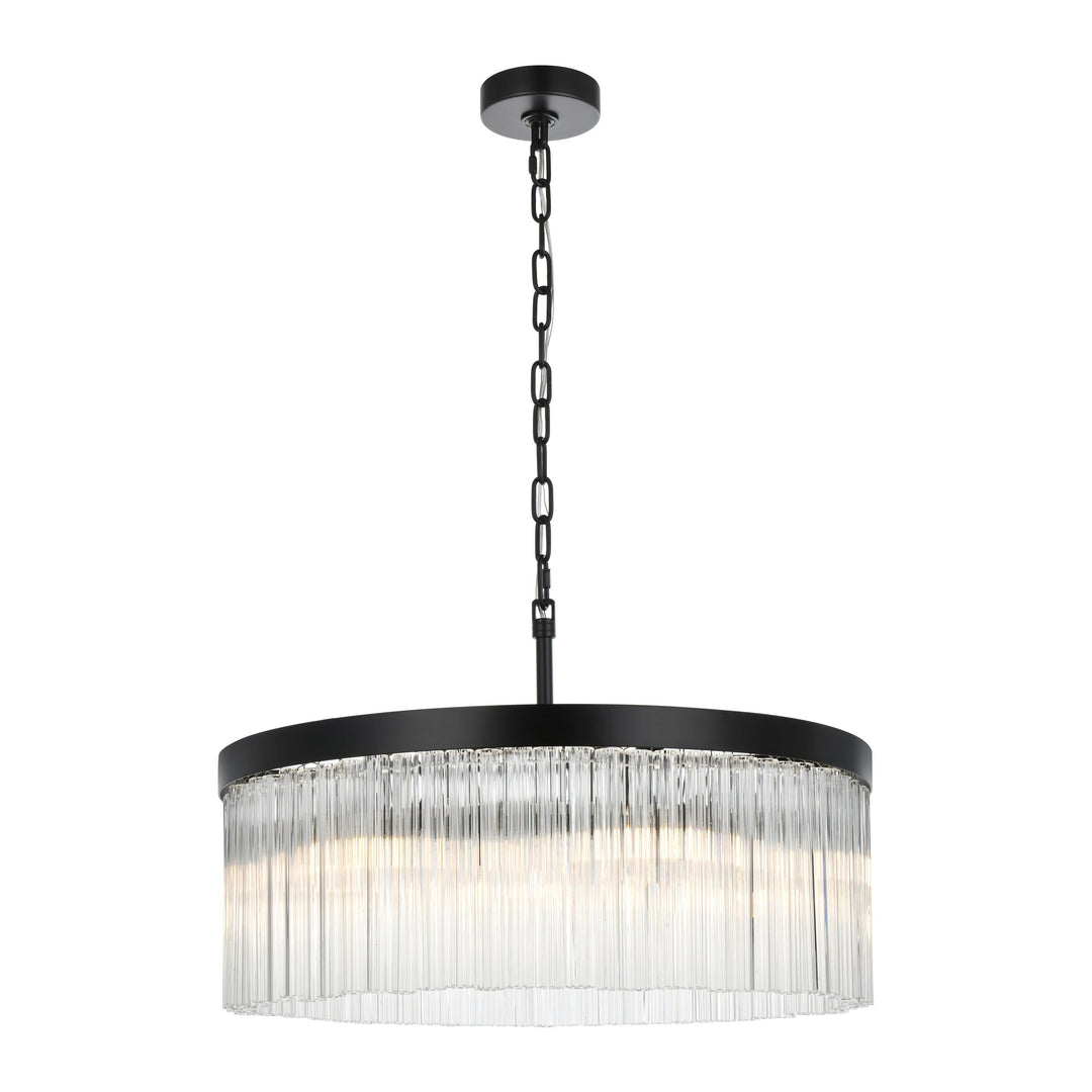 Harlow Chandelier in Black by Elegant